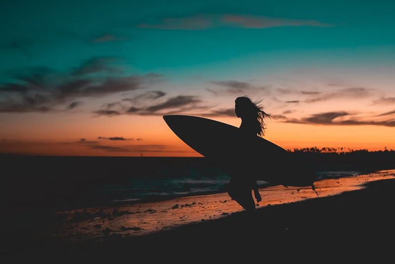 History of Women in Surfing
